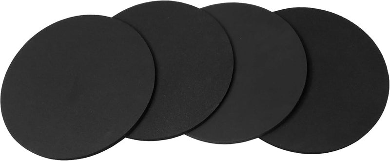 Xcel 4 Drum Practice Pads - Portable for Snare, Drum Kits - Non Slip for Stability - 11 Inch Round x 3/8 Inch Thick (4 Drum Pads - No Drum Sticks) - Image 1